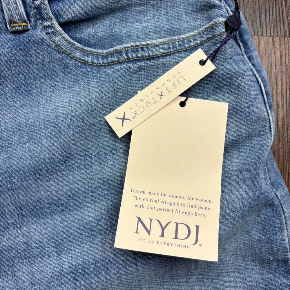 NWT NYDJ Teresa Wide Leg Ankle Jeans Light Wash Women’s Size 16 - Picture 5 of 14